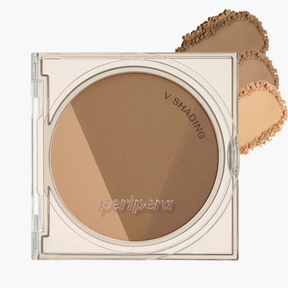 Peripera 02 Deep Brown V Shading Palette- lightweight contour powder palette